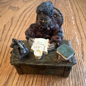 Vintage African-American Woman Lawyer Business Profession Figurine World Bazaar